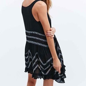 Free people lace mini dress